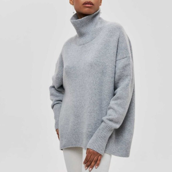 Avery - Cozy High Neck Sweater