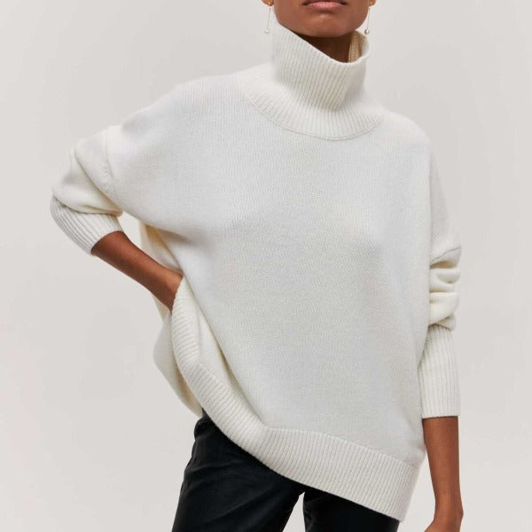Avery - Cozy High Neck Sweater