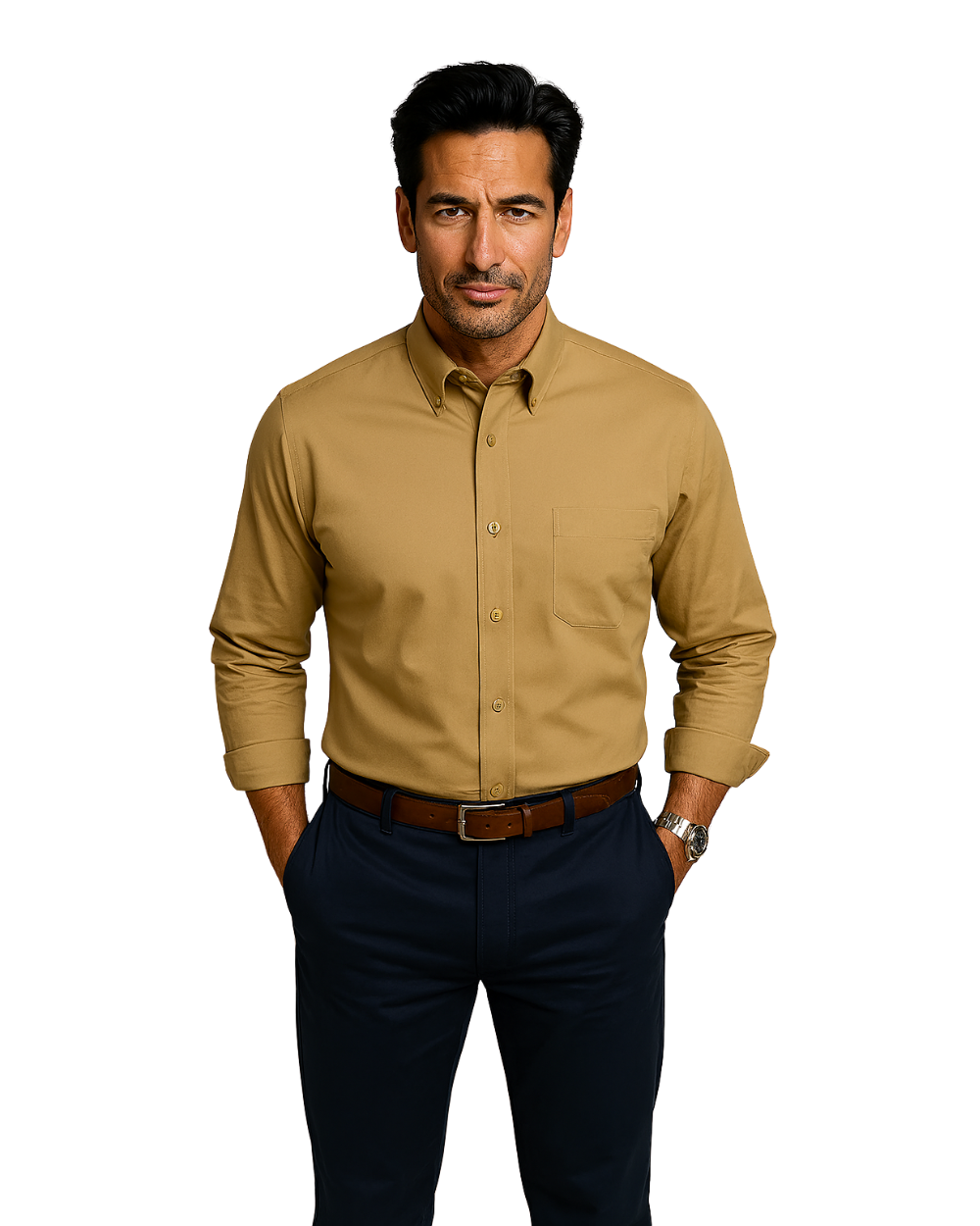 Ethan - Premium Cotton Dress Shirt
