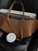 Pernilla – Shaped Tote Bag with Side Gathering