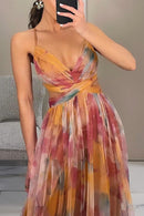Carola™ - Charming Maxi Dress With Floral Print