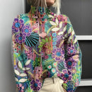Delfina™ | Bright and Colorful Turtleneck Sweater