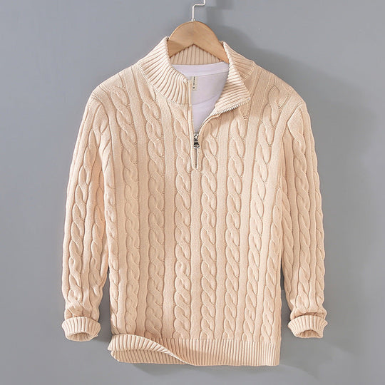 Daniele Cotton Zip Sweater Classic