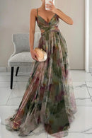 Carola™ - Charming Maxi Dress With Floral Print