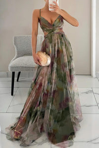 Carola™ - Charming Maxi Dress With Floral Print