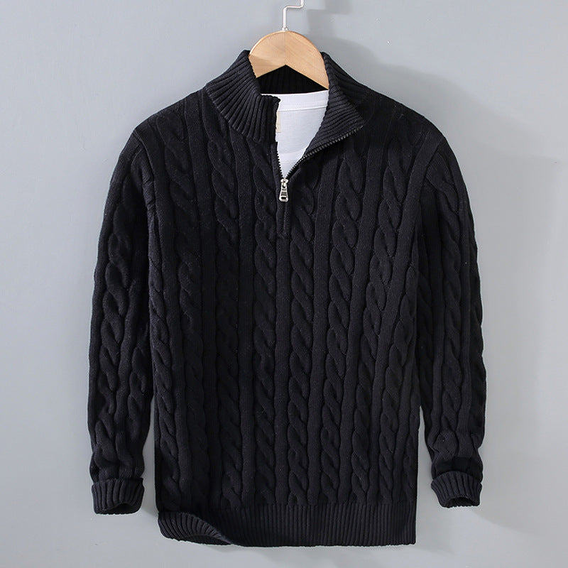 Daniele Cotton Zip Sweater Classic