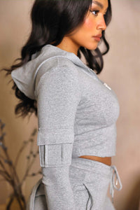 Women's High-Waist Cargo Pants with Pockets