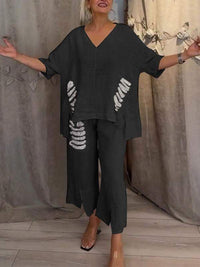 BIANCA | Two-Piece Summer Outfit with Natural Elegance and Floating Comfort