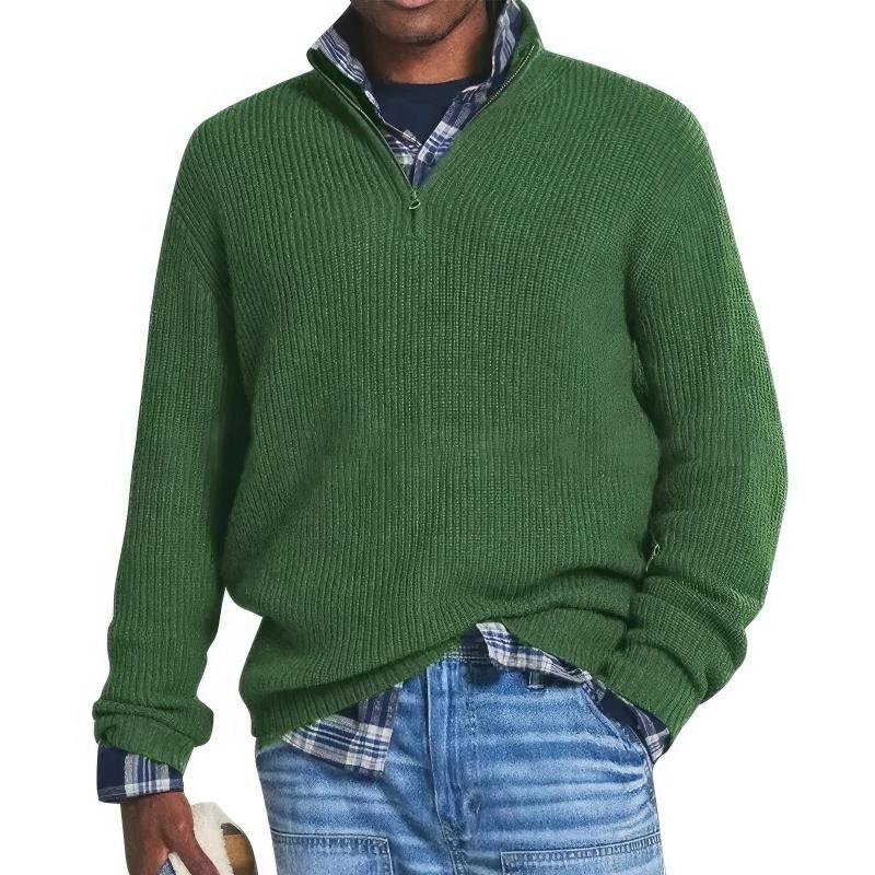 Finn Knitted Sweater With Zipper For Men