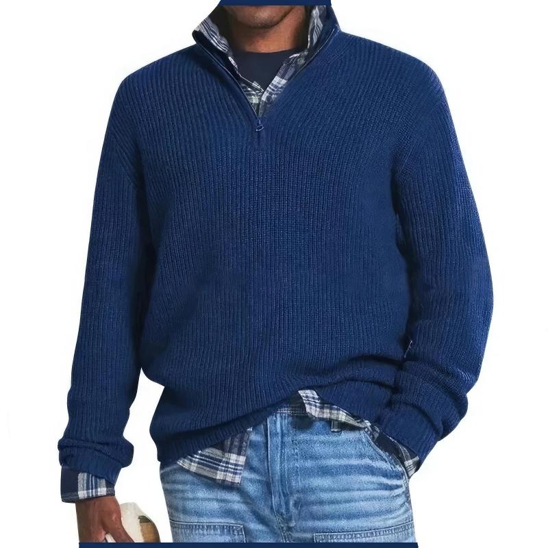 Finn Knitted Sweater With Zipper For Men