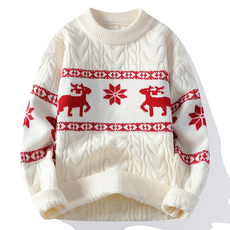 JOY™ Harajuku Christmas sweater with deer