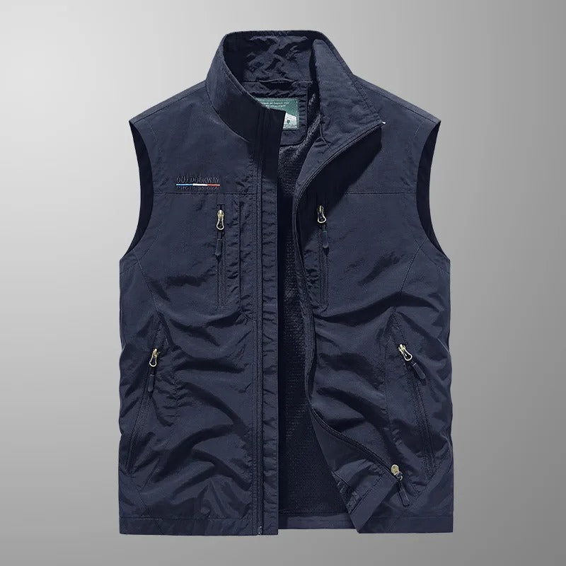 Casper – Breathable Cargo Vest With Multiple Pockets