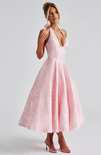 Ara | Midi Dress With Halter Neckline