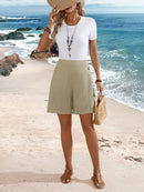 Fenella – Comfortable Short with Buttons