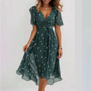 Matilde™  | Elegant Maxi Dress with V-Neckline