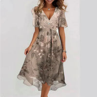 Matilde™  | Elegant Maxi Dress with V-Neckline