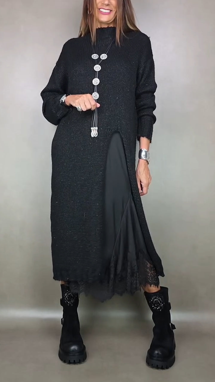 Jesika – Stylish Long Sweater Dress