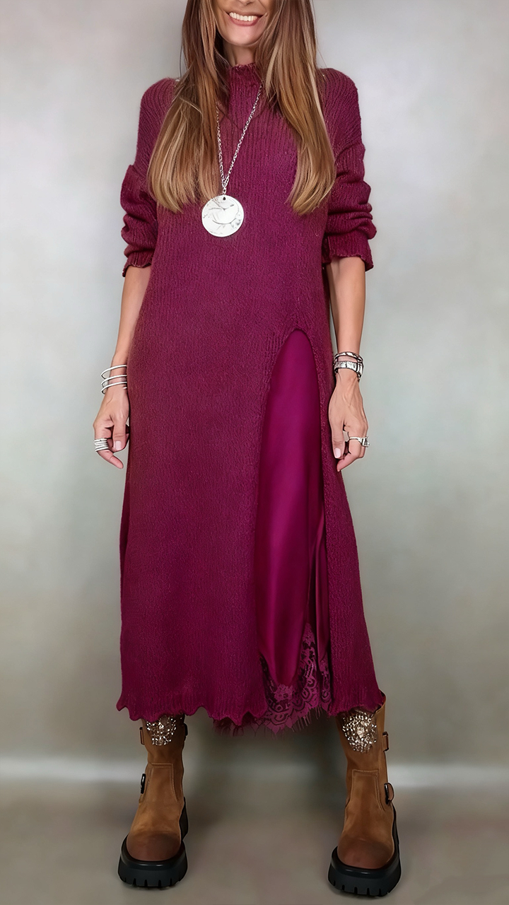 Jesika – Stylish Long Sweater Dress