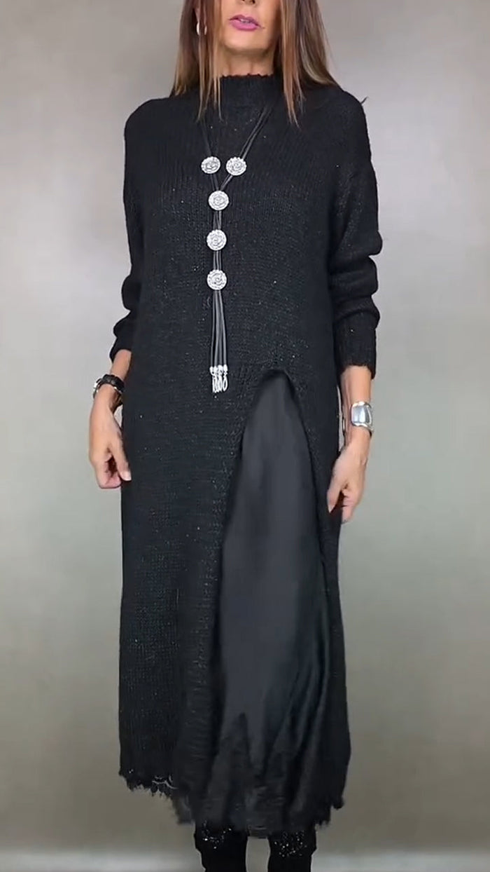 Jesika – Stylish Long Sweater Dress