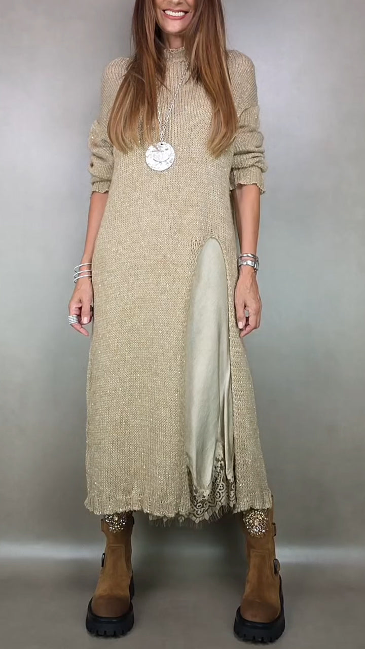 Jesika – Stylish Long Sweater Dress