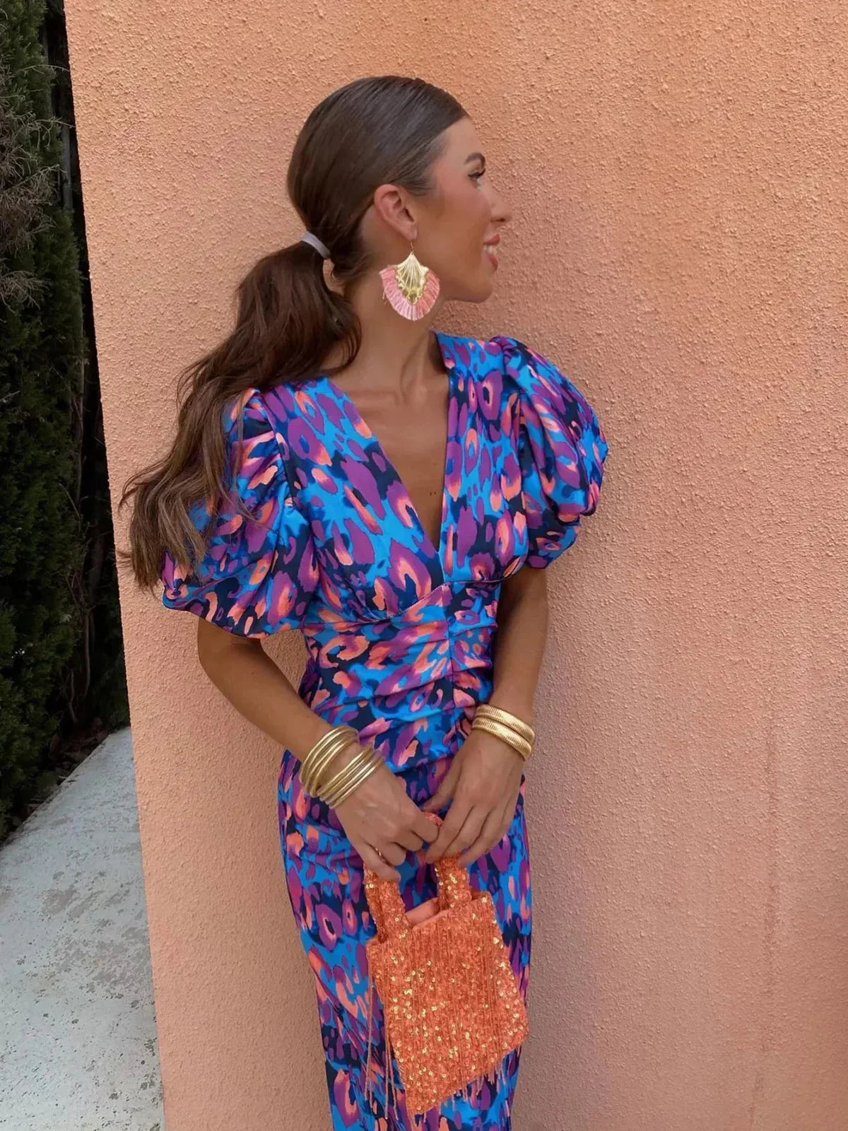 Giada™ | Vibrant Midi Dress