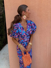 Giada™ | Vibrant Midi Dress