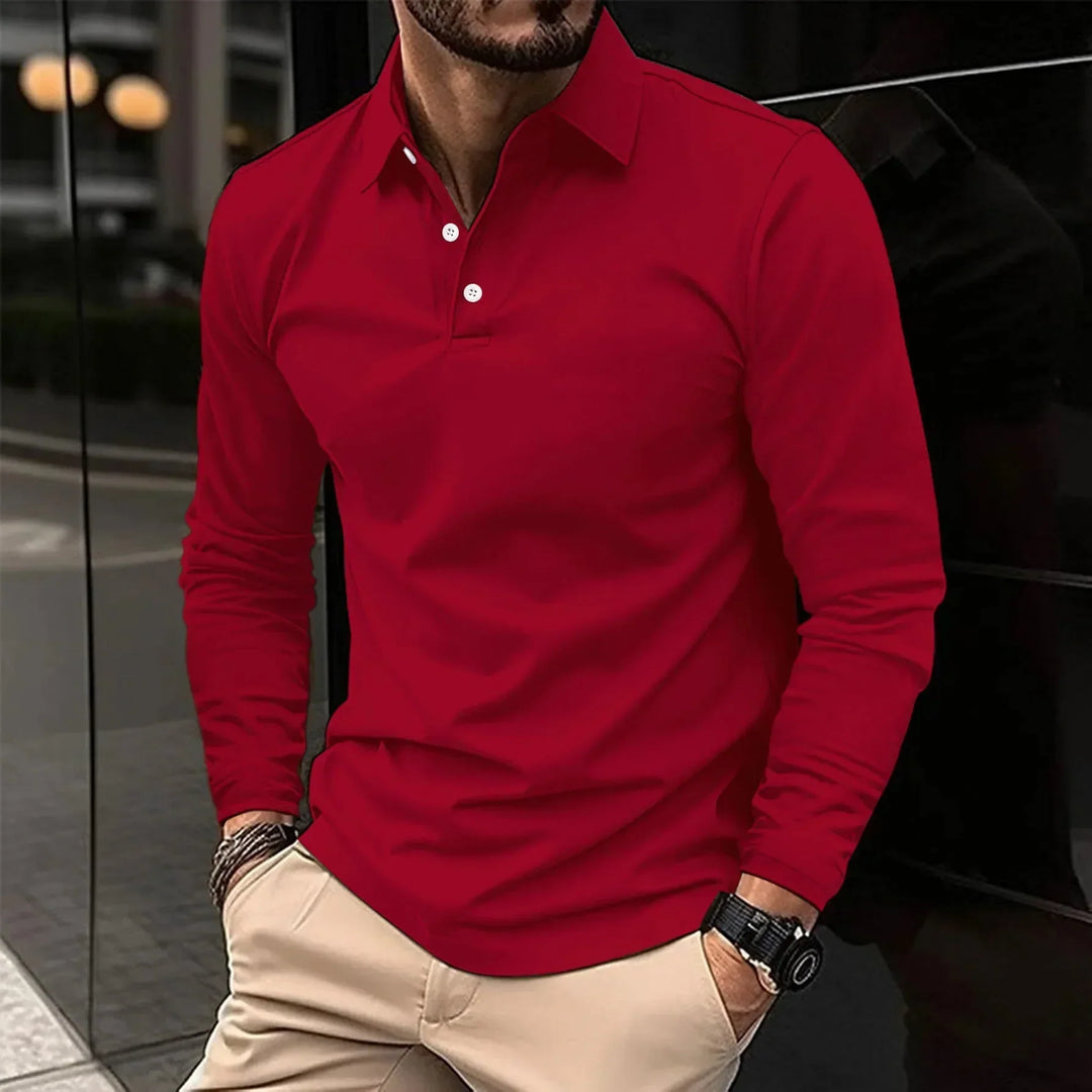 Frederick™  Casual long sleeved polo