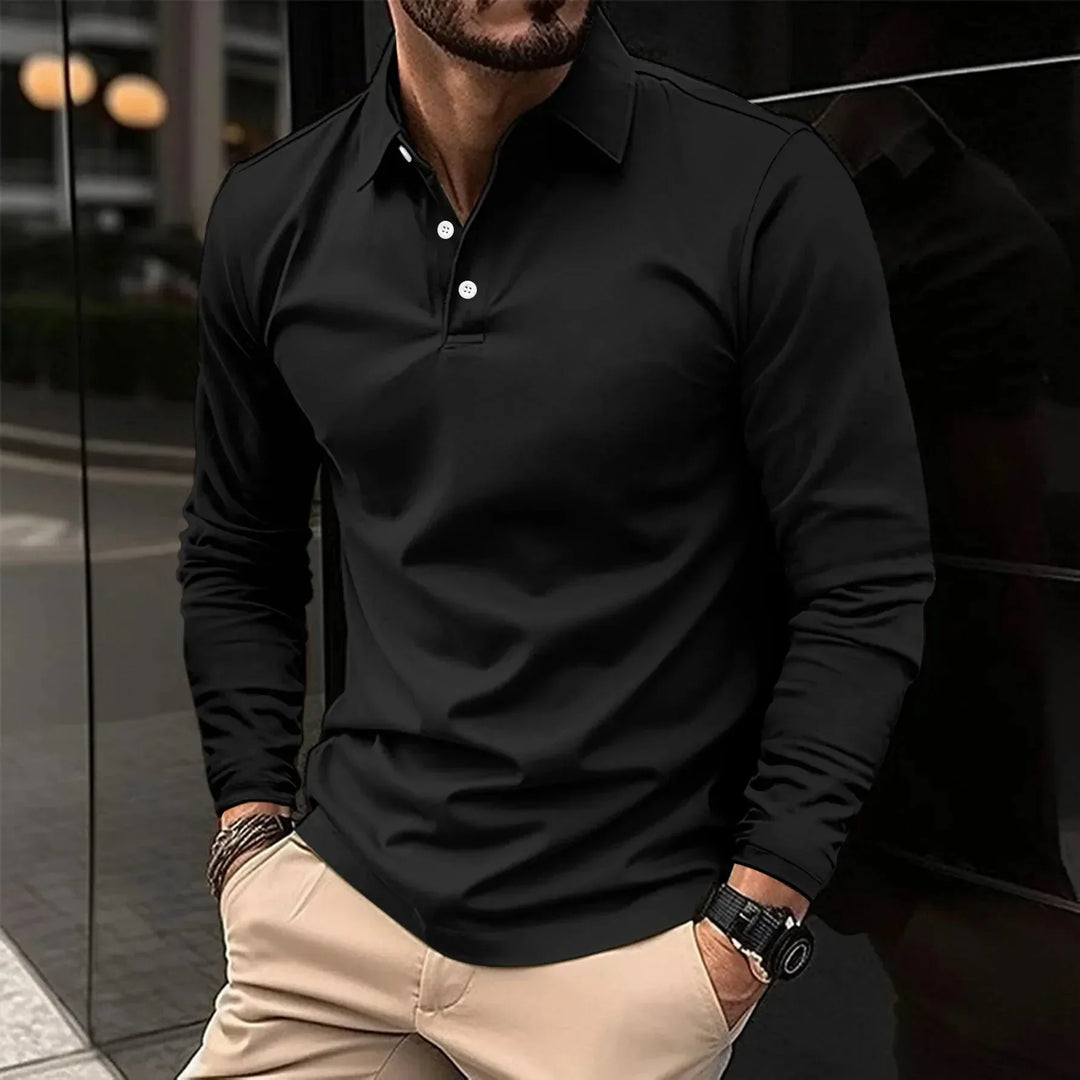 Frederick™  Casual long sleeved polo