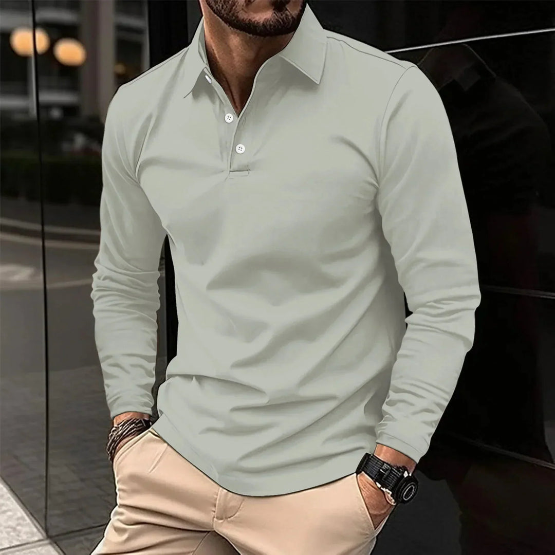 Frederick™  Casual long sleeved polo