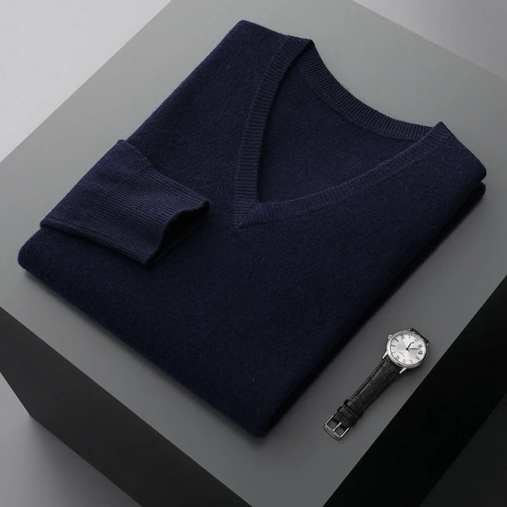 Matteo - Wool V-Neck Sweater