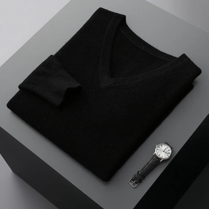 Matteo - Wool V-Neck Sweater