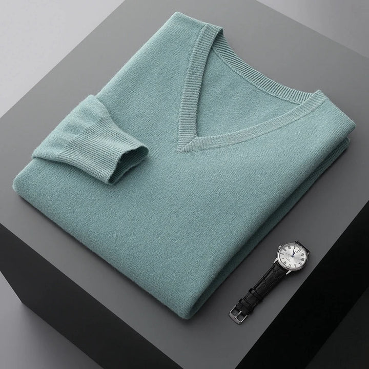 Matteo - Wool V-Neck Sweater