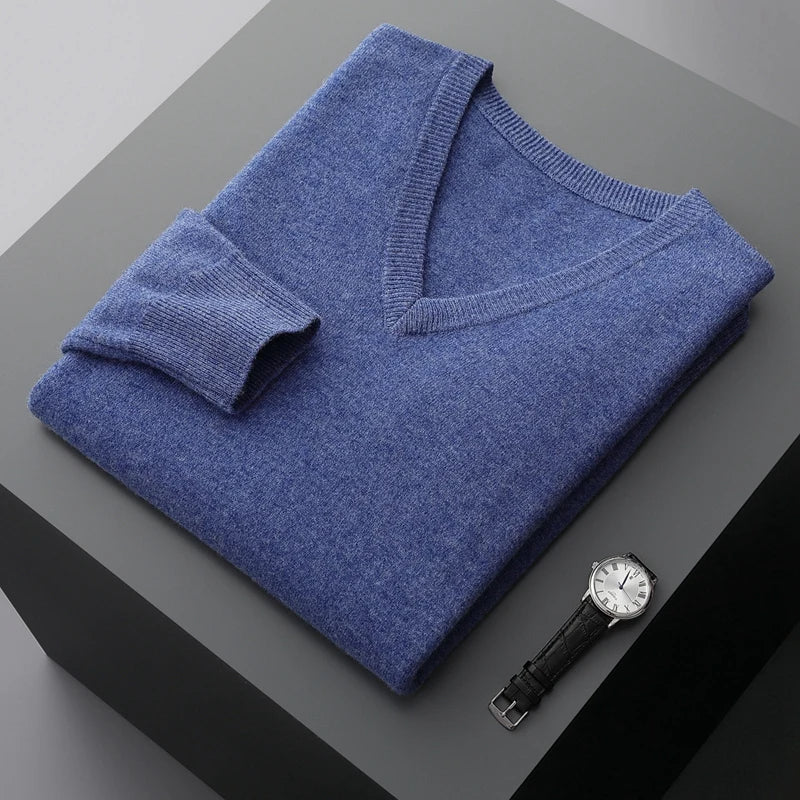 Matteo - Wool V-Neck Sweater
