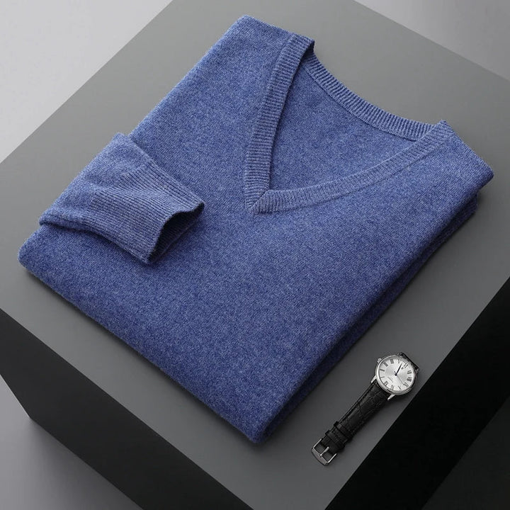 Matteo - Wool V-Neck Sweater