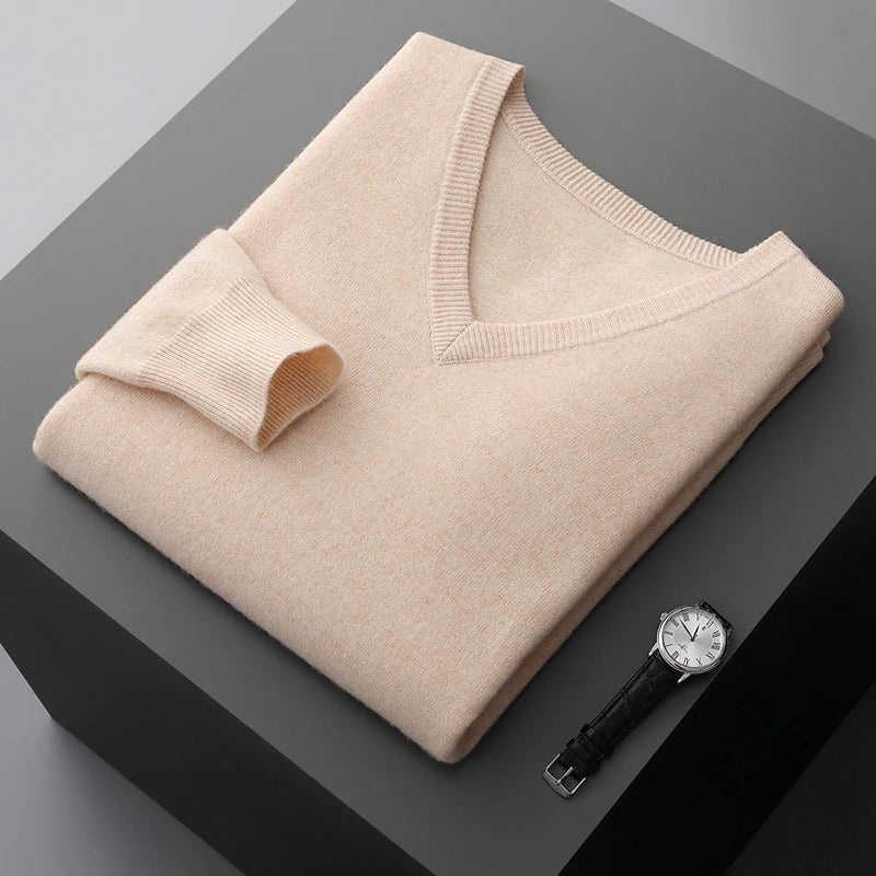 Matteo - Wool V-Neck Sweater