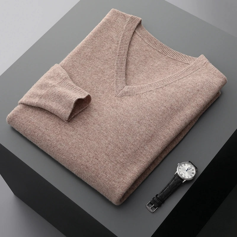 Matteo - Wool V-Neck Sweater