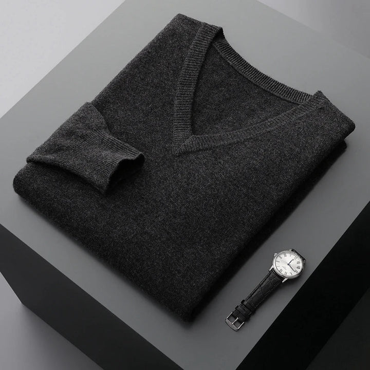 Matteo - Wool V-Neck Sweater