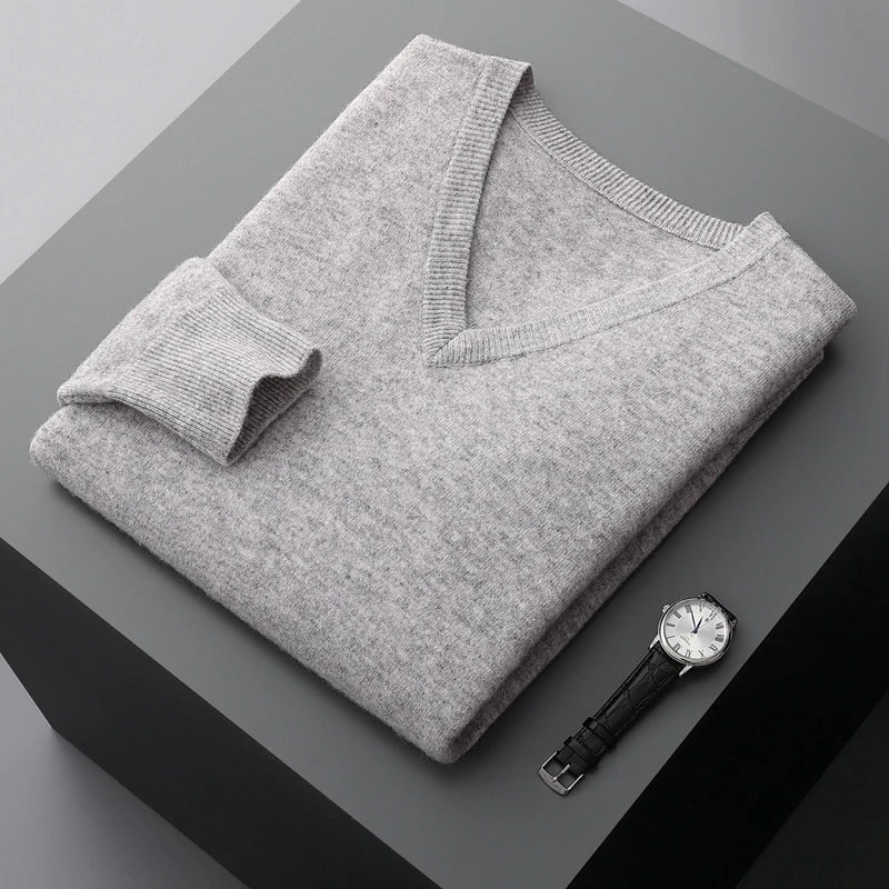 Matteo - Wool V-Neck Sweater